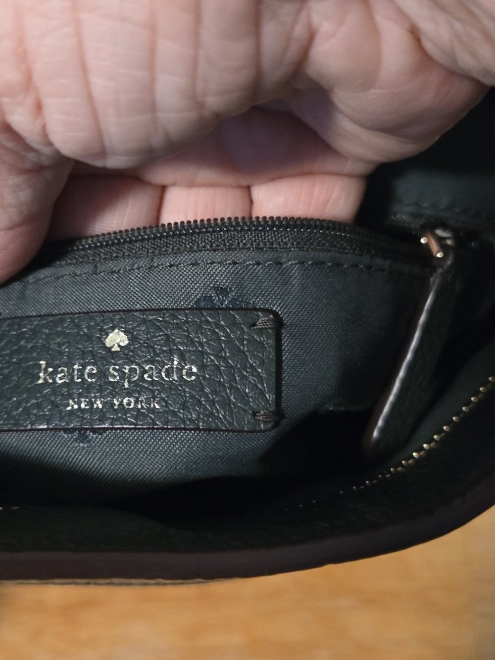 Kate Spade Forest Green Crossbody 9x9. (#87) - Picture 9 of 10